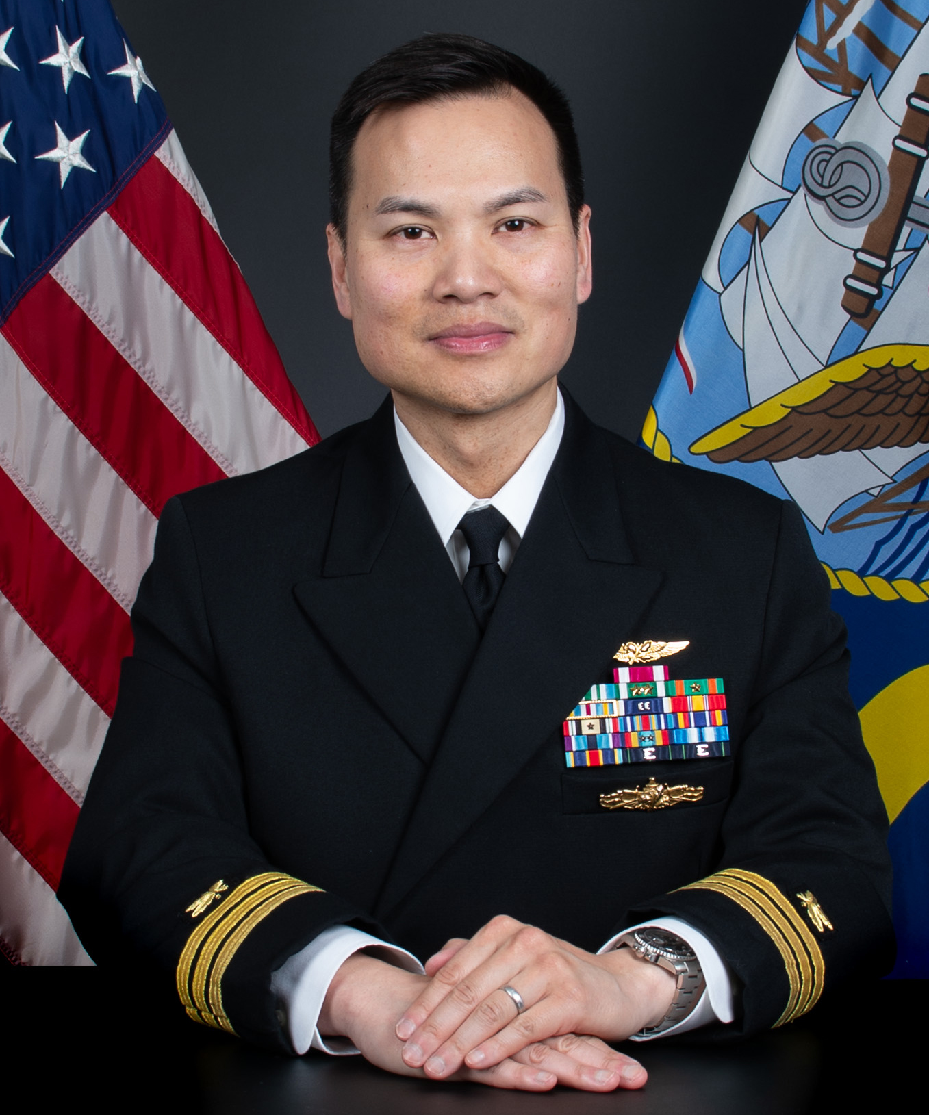 Cmdr. Long Tran, SC, USN, Commander